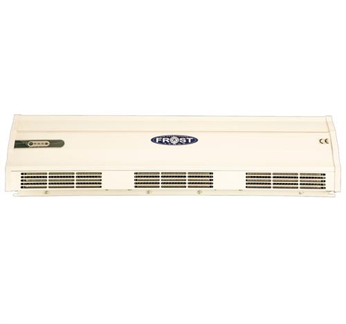 Air curtains with electric heater